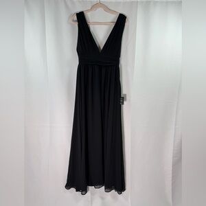 Lulus Heavenly Hues Black Maxi Dress S